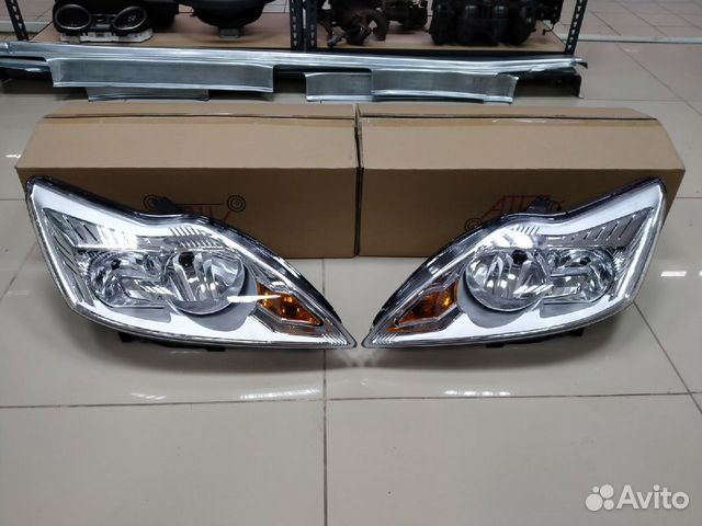 Фары Ford Focus 2 рестайлинг новые аналог