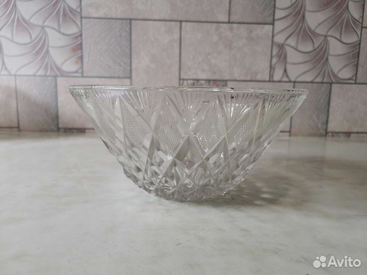 Салатница Салатник Конфетница Хрусталь СССР