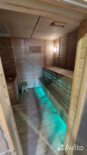 Баня на дровах с чаном