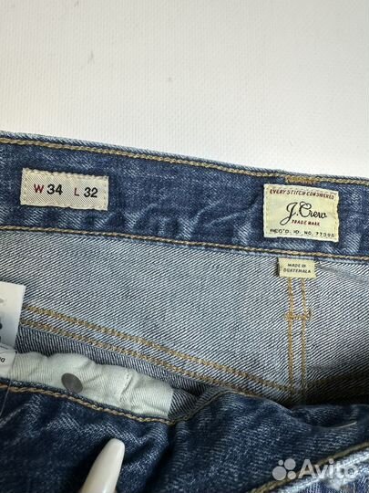 Джинсы мужские J.Crew W34 L32 США