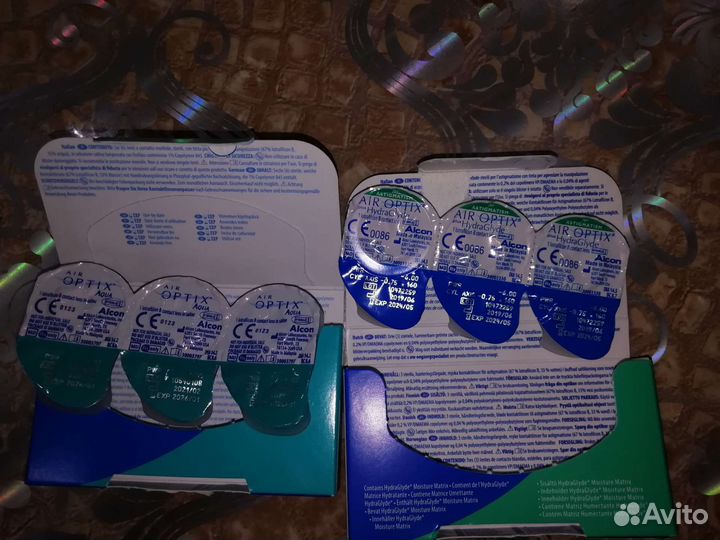 Линзы контактные