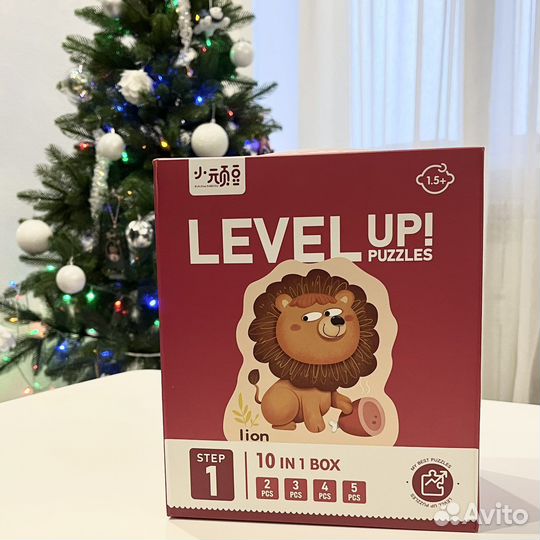Пазлы для малышей 4 коробки в наборе