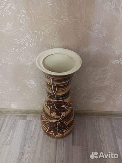 Ваза напольная керамика