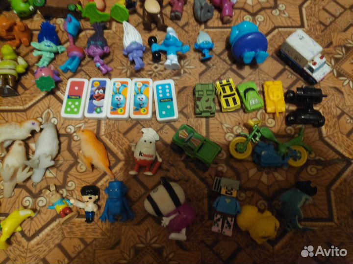 Игрушки из киндер мешок маша и медведь энгри бердз