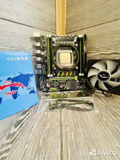 Комплект x79 Lga2011 Xeon 2630v2 Кулер