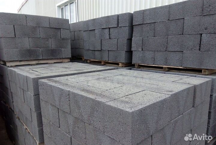 Шлакоблок 200х200х400