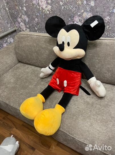 Большие мягкие игрушки Микки Маус и Минни Маус