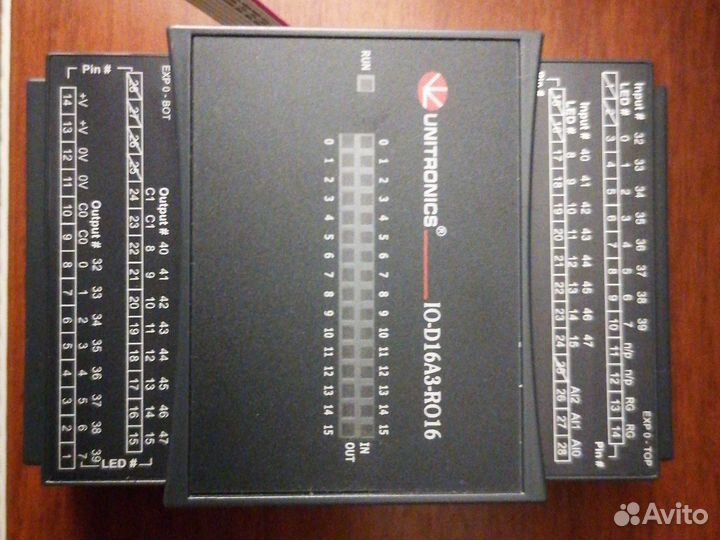 Смешанный модуль unitronics IO-D16A3-RO16