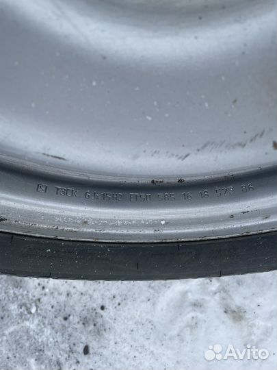 Комплект летних колес r15