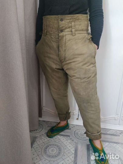 Армейские ватные штаны СССР р. 48-50