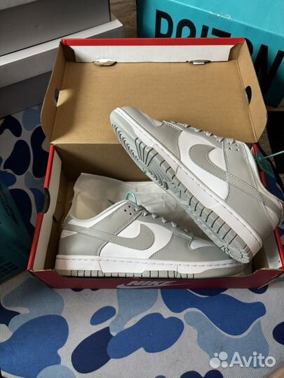 Nike dunk low grey fog оригинал