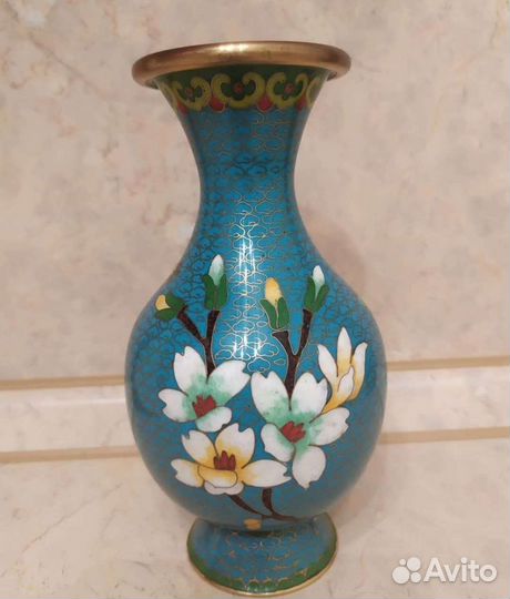 Ваза китайская клуазоне
