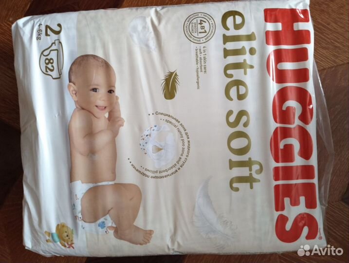 Подгузники huggies elite soft 2