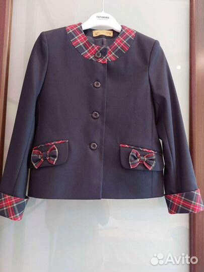 Жакет школьный для девочки 128-134