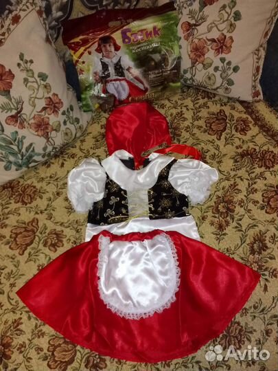 Новогодний костюм Красная шапочка