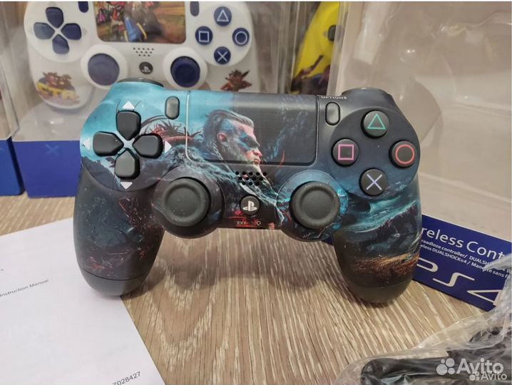 Джойстик PS4 V2 Assassins Creed Valhalla (новый)