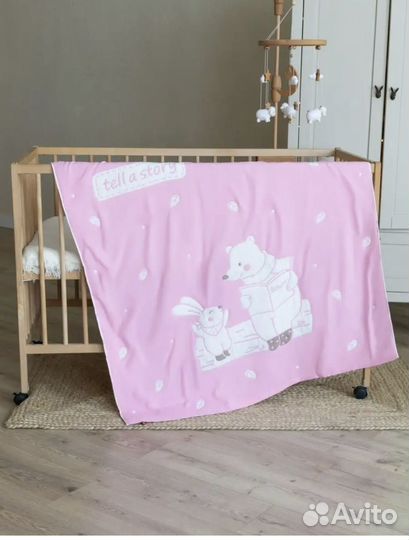 Покрывало на детскую кровать 110*110