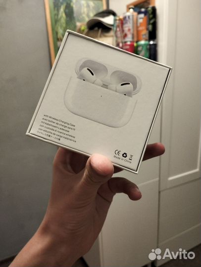 Airpods Pro с шумоподавлением + чехол