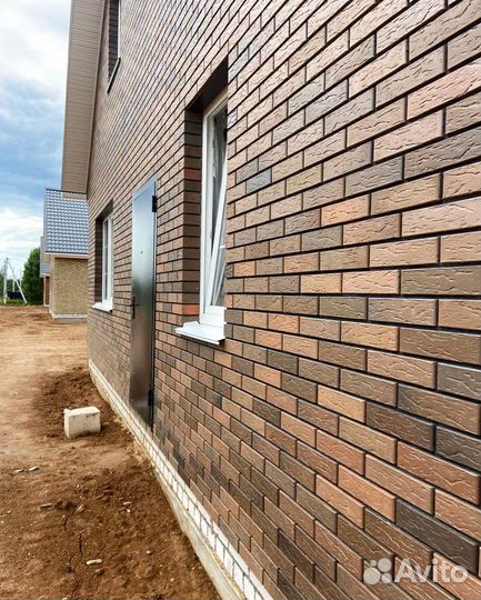 Кирпич баварская кладка, 1нф, рустик