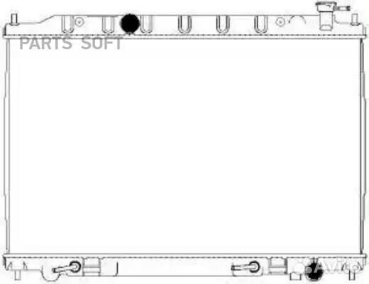 Радиатор охлаждения Ниссан Мурано 2003