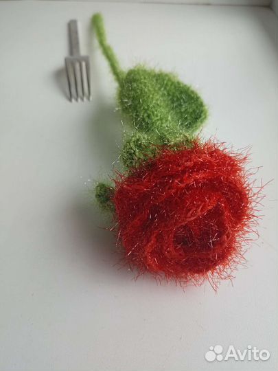 Роза ручная работа