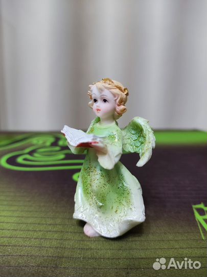 Сувенир Ангелочек с книжкой статуэтка 5 см