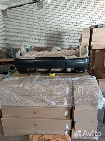 Бампер ваз 2110 - 2112 передний неокрашенный