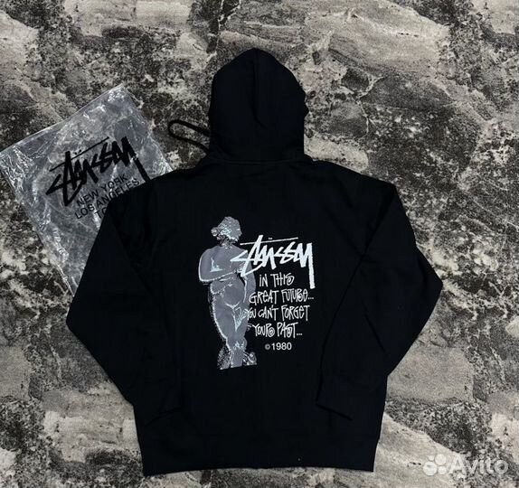 Зип худи stussy