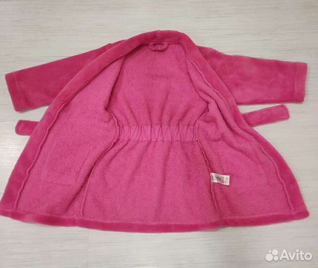 Халат детский 92-98р розовый