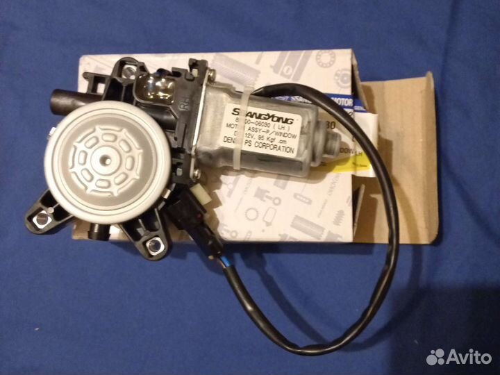 Мотор стеклоподъемника левый тайгер Korando