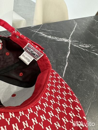 Бейсболка mlb оригинал красная