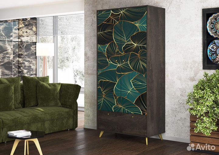 Фьюжн Шкаф шк-001 Камень угольный tropical