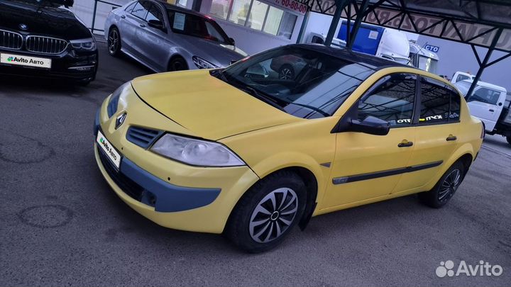 Renault Megane 1.6 AT, 2006, битый, 100 000 км