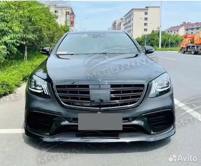 Сплиттер Brabus Mercedes W222