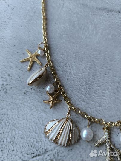 Колье чокер ручной работы