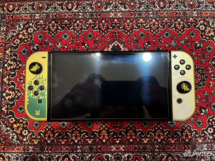 Nintendo switch oled zelda edition прошитая 256гб