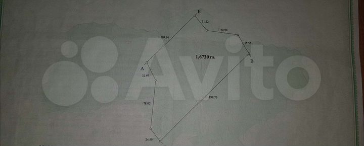 Участок 1,67 га (СНТ, ДНП)