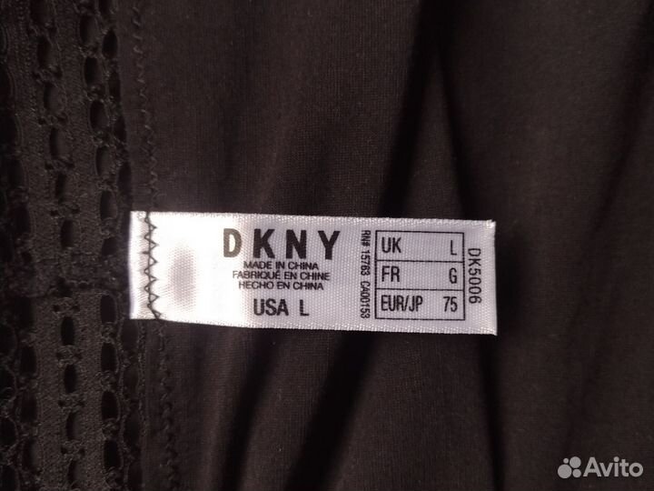 Новые женские трусы dkny L/46-48 чёрные
