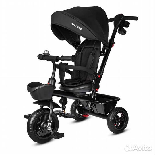 Трехколесный велосипед Черный