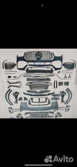 Mercedes GLE 63amg обвес