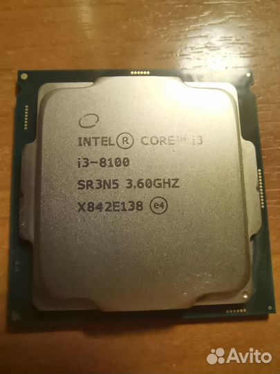 Процессор Intel Core i3 8100
