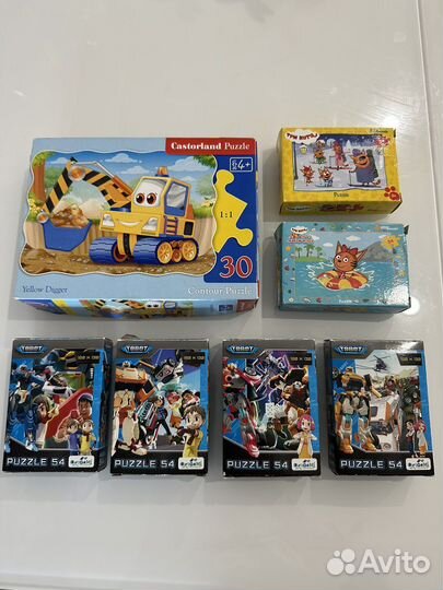Пазлы детские 30-54 элемента