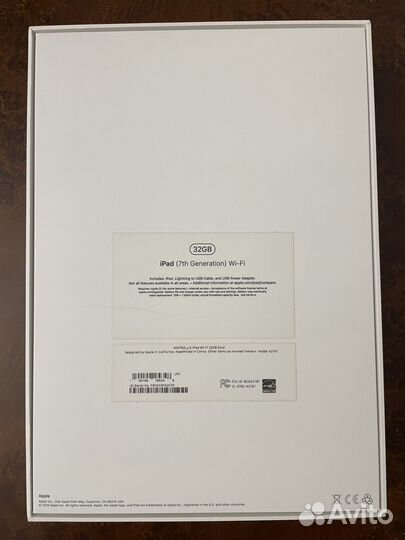 Планшет apple iPad 7 10.2