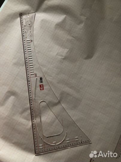 Набор Линейки портновские Лекало 3 шт