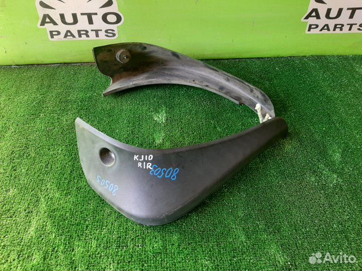 Брызговики комплект nissan dualis KJ10 MR20DE 2007 чёрный