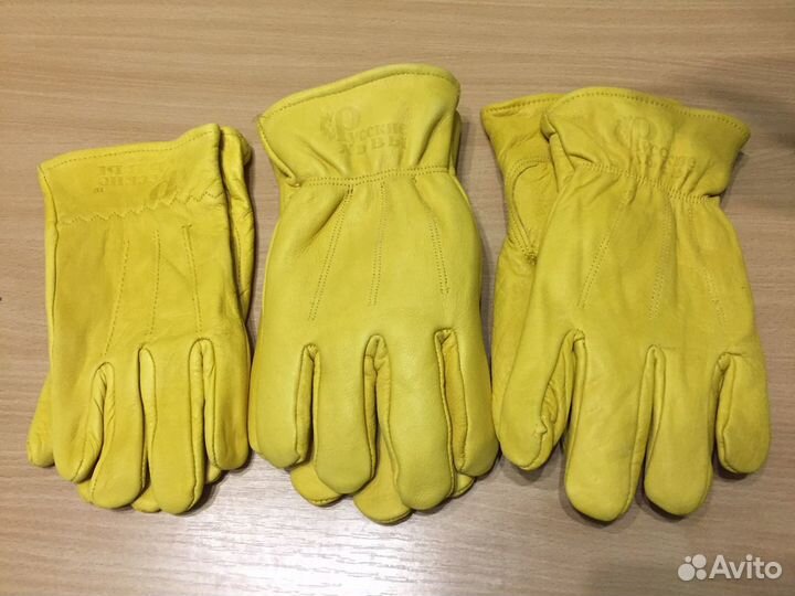 Перчатки кожаные