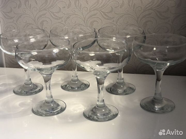 Бокалы для мартини 8 шт