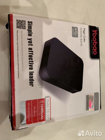 Power bank Yoobao внешний аккумулятор 10400 мА.ч