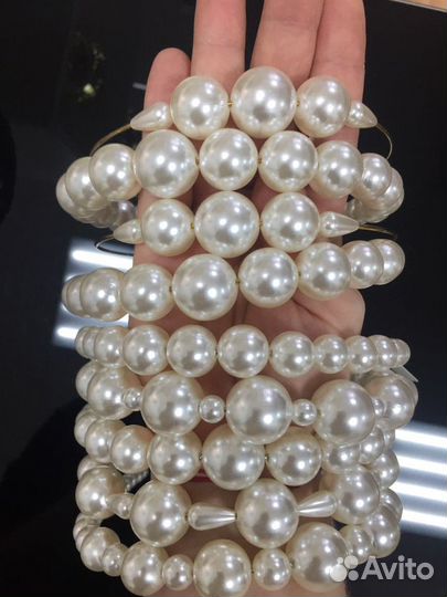 Жемчужный ободок новые