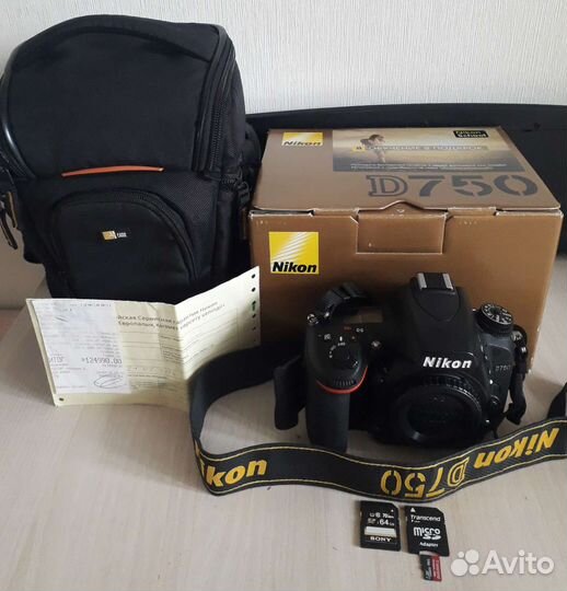 Зеркальный фотоаппарат nikon d750